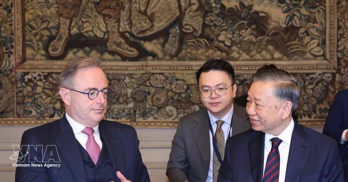 Vietnamese, Belgian leaders agree to enhance multifaceted collaboration