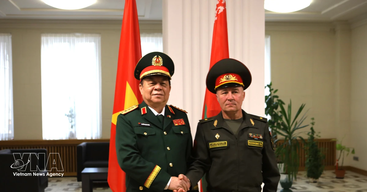 Vietnam, Belarus strengthen exchange of experience in military political education