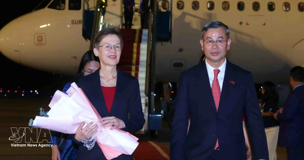 Liechtenstein Prime Minister arrives in Hanoi, starting official visit to Vietnam