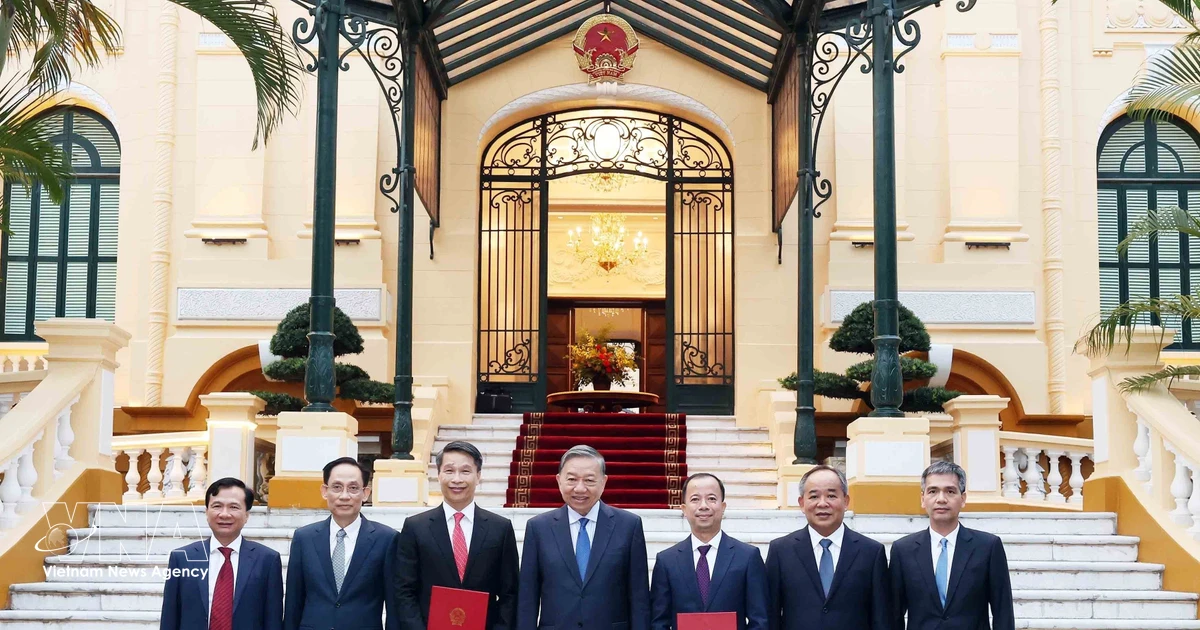 Top leader hands over appointment decisions to two Vietnamese ambassadors