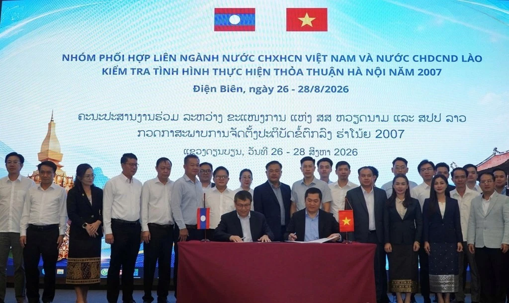 Vietnam–Laos coordination group reviews 2007 Hanoi Agreement implementation