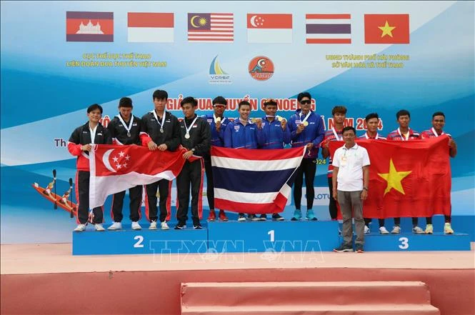 Vietnam tops Southeast Asian rowing, canoeing tournament medal tally
