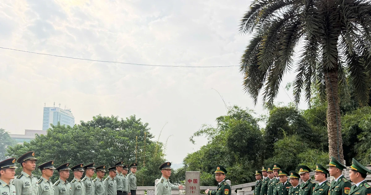 Vietnamese, Chinese border guards stage field activities