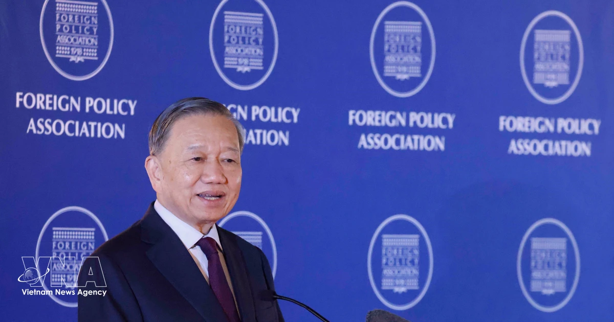 Top leader highlights Vietnam–US relations in policy speech at Foreign Policy Association