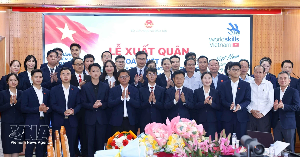 Vietnamese delegation departs for 48th Worldskills Competition in China