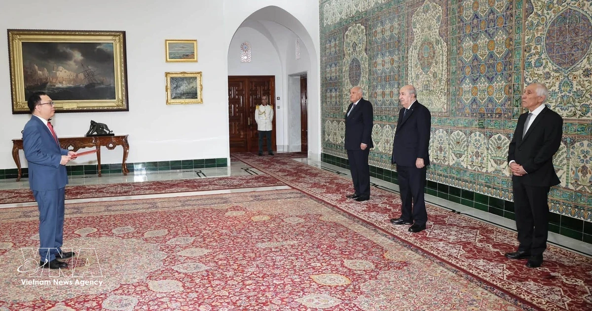 Vietnamese ambassador presents credentials to Algerian President