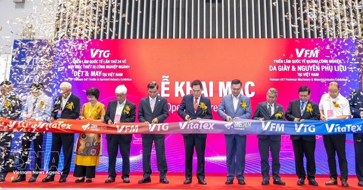 Textile and garment machinery exhibition opens in Ho Chi Minh City
