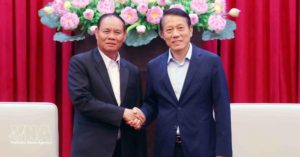 Minister of Public Security receives Lao Party official