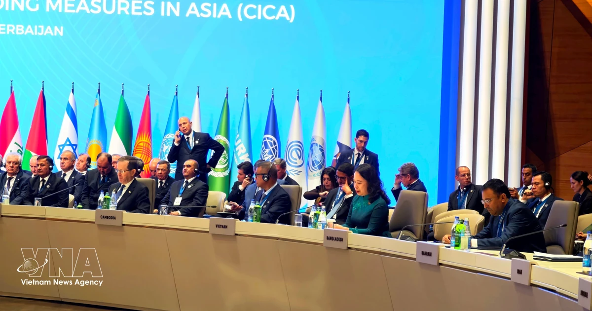 Vietnamese Vice President addresses 7th CICA Summit in Azerbaijan