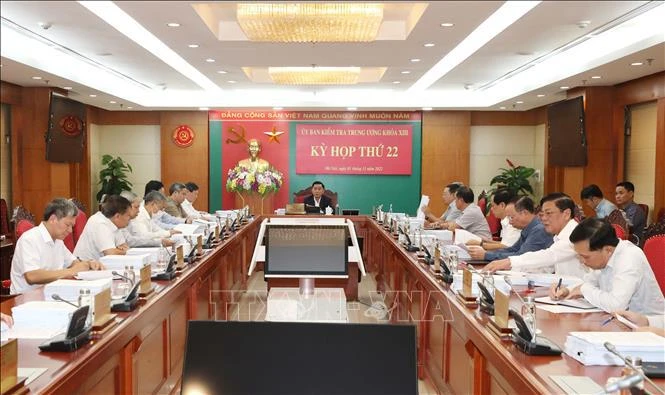 Party Central Committee’s Inspection Commission holds 22nd meeting