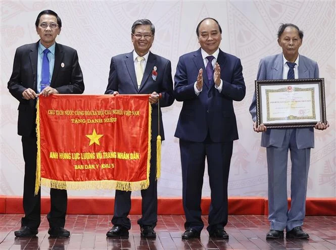 Hero of People's Armed Forces title awarded to Zone 5’s Civil Medicine Division