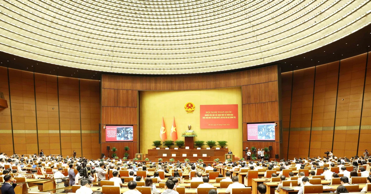 Nationwide conference held to disseminate new Politburo resolutions, directives