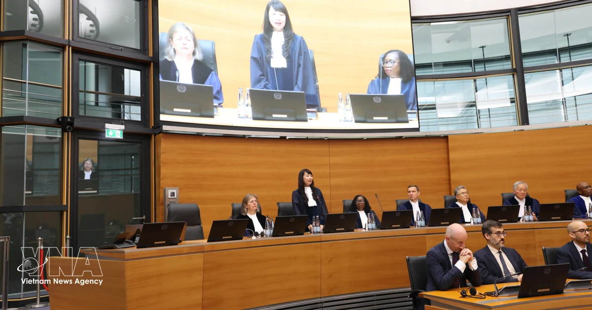 Vietnamese judge Nguyen Thi Lan Anh sworn in at ITLOS in Hamburg