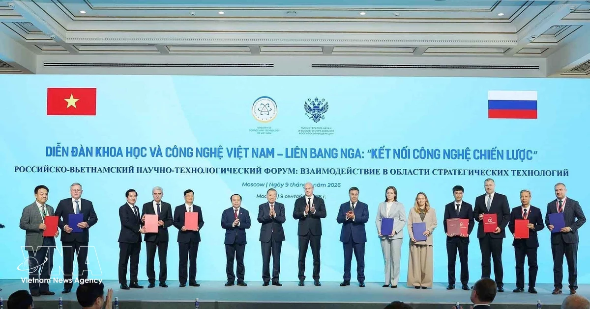 Top leader suggests turning sci-tech cooperation into new pillar of Vietnam–Russia ties