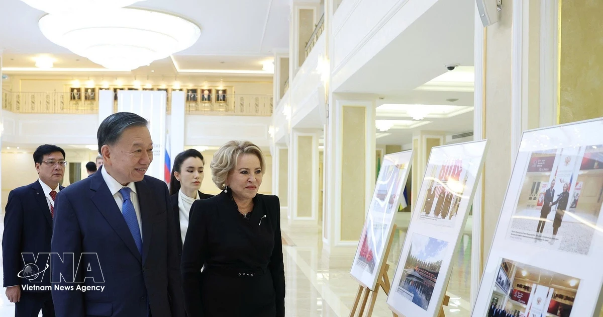 Top leader meets with Chairwoman of Russia’s Federation Council
