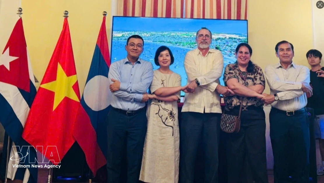 Vienna gathering helps strengthen Vietnam - Laos - Cuba friendship, solidarity