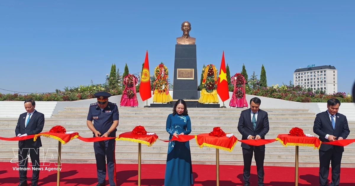 President Ho Chi Minh statue inaugurated in Bishkek