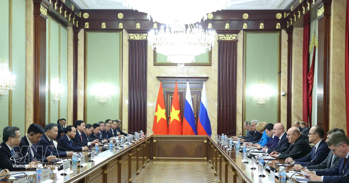 Vietnamese, Russian leaders call for stronger trade cooperation