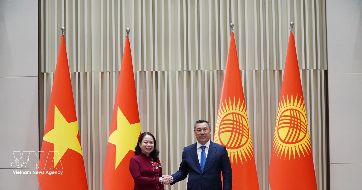 Vietnamese, Kyrgyzstani leaders discuss ways to deepen bilateral relations