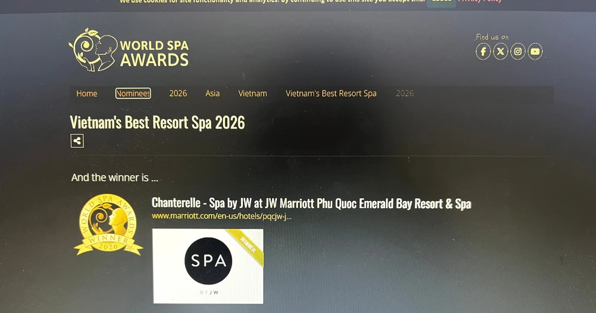 Vietnam makes multiple appearances at World Spa Awards 2026