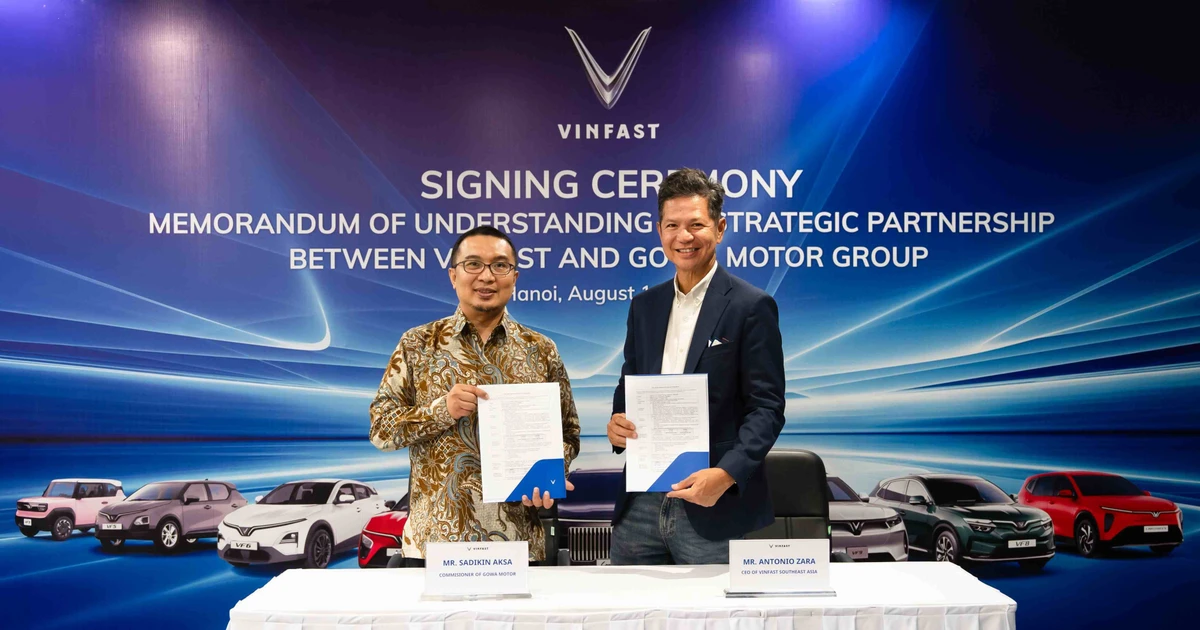 VinFast, Gowa Motor Group form joint venture to expand dealership network in Indonesia