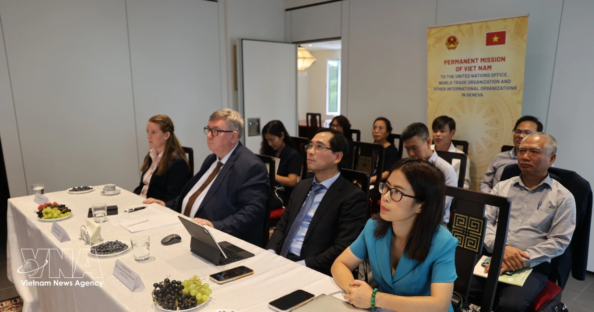 Vietnam Mission in Geneva hosts hybrid seminar on industrial policy