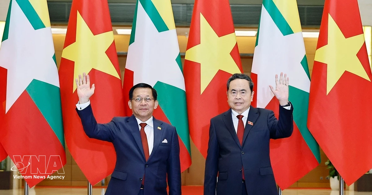Parliamentary leader hosts Myanmar President in Hanoi