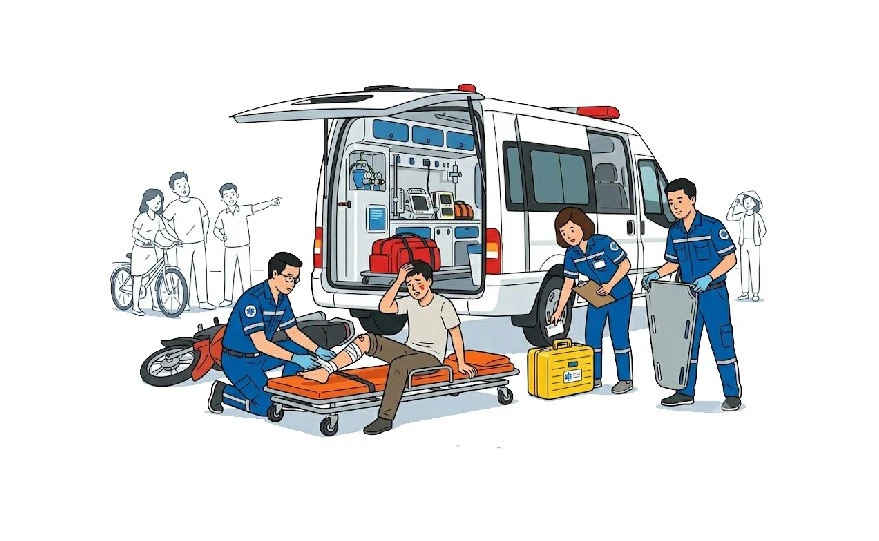 Building and developing a synchronous, modern pre-hospital emergency care system