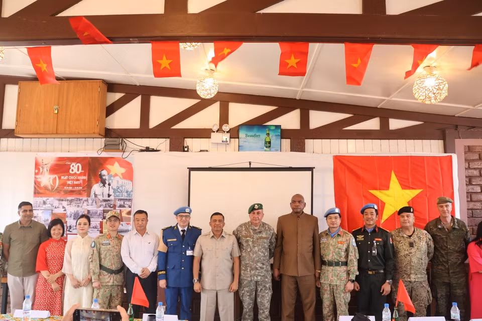 As the ceremony concludes, the memory of a Vietnam that stands for peace and independence lingers. (Photo: VietnamPlus)