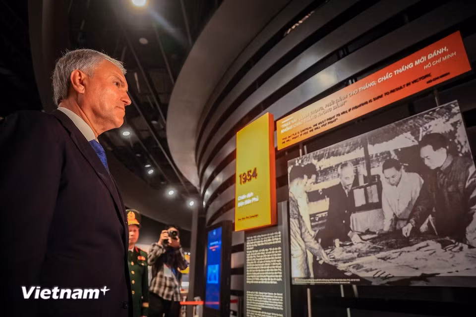 He explores the 1954 Dien Bien Phu Victory that resounded across the five continents and shook the globe. (Photo: VietnamPlus)