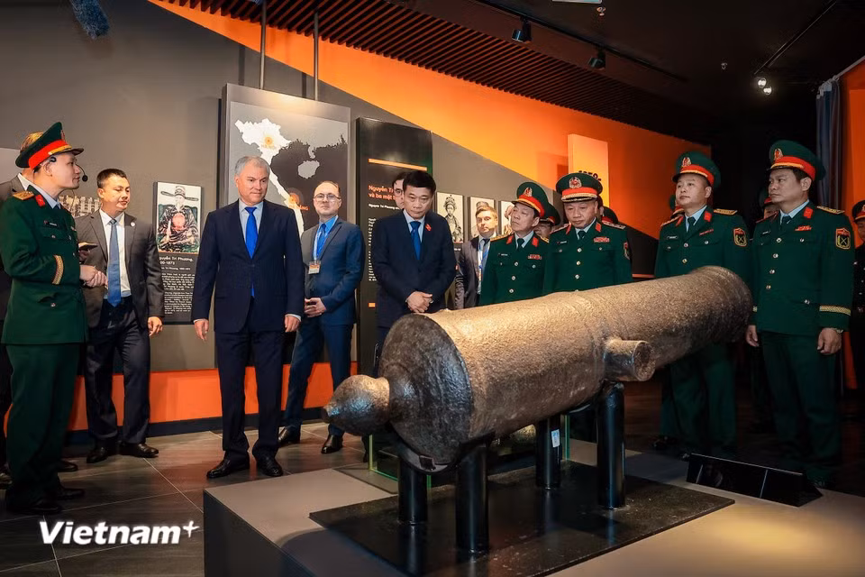 He is introduced to the Nguyen Dynasty’s resistance against colonial forces. (Photo: VietnamPlus)