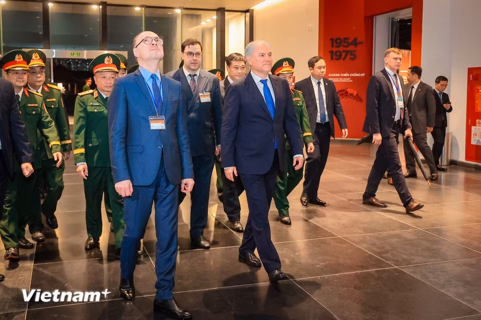 The visit takes place as the two countries are commemorating significant milestones this year, including the 75th anniversary of Vietnam – Russia diplomatic relations, the 80th anniversary of the victory in the Great Patriotic War of the Soviet people, and the 80th National Day of Vietnam. (Photo: VietnamPlus)
