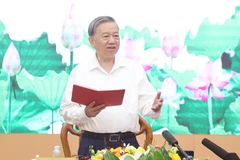 Party General Secretary To Lam addresses the working session with the Party Central Committee’s Commission for Information and Education, and Mass Mobilisation on June 11 (Photo: VNA)