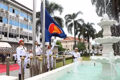 ASEAN flag raised in Laos to mark bloc’s founding anniversary