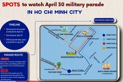 Best spots to watch the April 30 Parade in Ho Chi Minh City