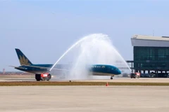 Three official flights land at Long Thanh Airport