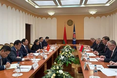 At the meeting in Minsk between Vietnamese Deputy Prime Minister and Minister of Foreign Affairs Bui Thanh Son and Belarusian Minister of Foreign Affairs Maxim Ryzhenkov (Photo: Vietnamese Ministry of Foreign Affairs)