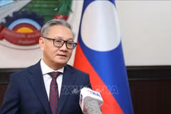 Lao Minister of Foreign Affairs Thongsavanh Phomvihane in an interview granted to the Vietnam News Agency (Photo: VNA)