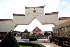 Xa Mat International Border Gate serves as a hub for trade between Vietnam and Cambodia. (Photo: VNA)