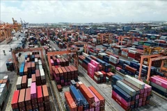 At Tan Vu port, the northern port city of Hai Phong (Photo: VNA)