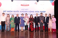 At the gathering in Ho Chi Minh City to mark the Bastille Day of France. (Photo: VNA)