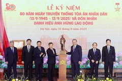 Party chief highlights court sector's role in ensuring justice, fairness and integrity