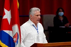 First Secretary of the Communist Party of Cuba Central Committee and President of Cuba Miguel Díaz-Canel. (Photo: Xinhua/VNA)