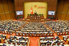 At the 15th National Assembly's 9th extraordinary session on February 18 (Photo: VNA)