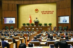 The 9th session of the 15th National Assembly (NA) opens in Hanoi on May 5 morning. (Photo: VNA)
