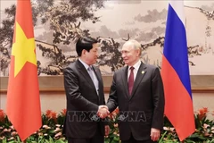 Vietnamese State leader meets Russian President in China