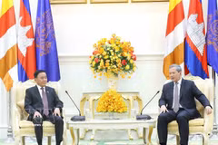Senior Party official meets Cambodian PM Hun Manet in Phnom Penh