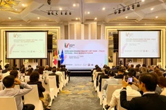 At the Vietnam – Italy Business Forum held in Hanoi on September 4 (Photo: baochinhphu.vn)
