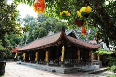 The first Patriarch's House, where the three founders of the Truc Lam sect are worshipped. (Photo: VNA)