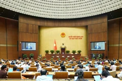 At the 9th session of the 15th National Assembly (Photo: VNA)